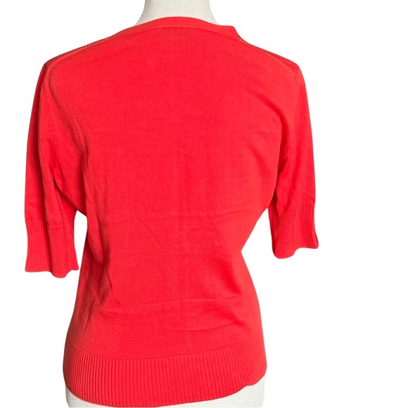 LOFT V-Neck Coral Cardigan - Picture 6 of 10